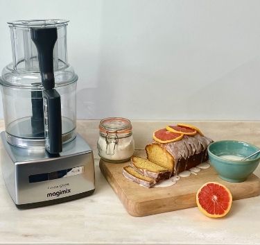 Cake au yaourt et pamplemousse Magimix.